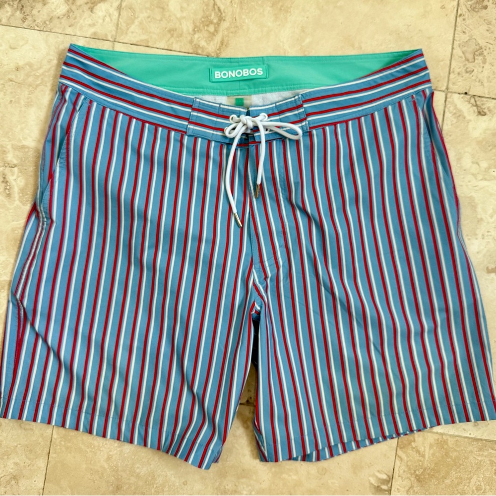 Bonobos Striped Swim Trunks 33 x 6.5